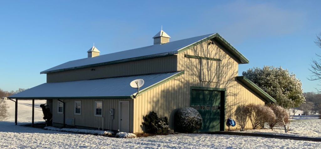 JD Metals Getting Your Roof Ready for Winter Snow Barn